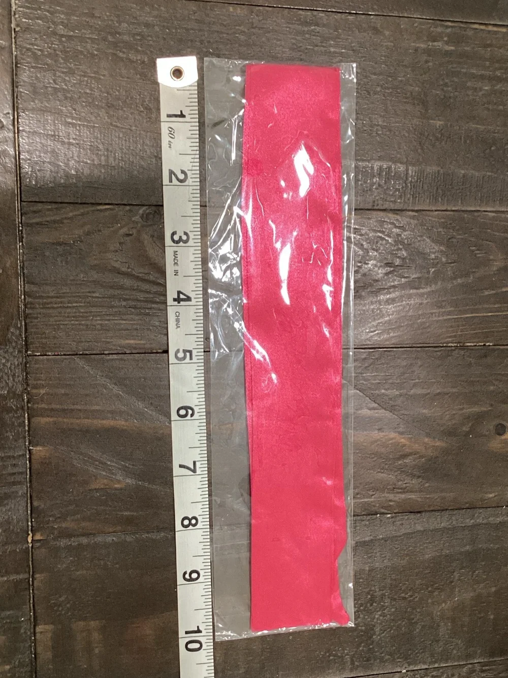 Bright Pink Satin Ribbon